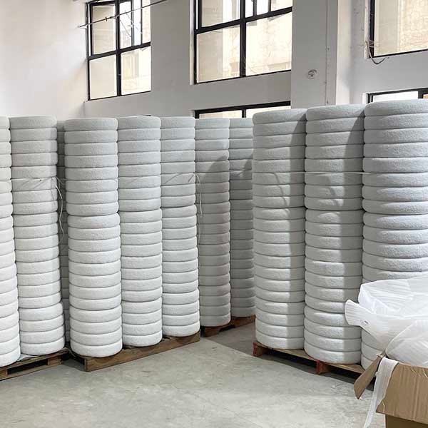 Bulk Beige Ottoman Channel Storage Ottoman wholesale ottoman