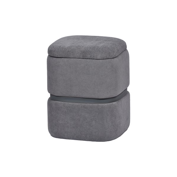 MDF Orange Ottoman Supplier Custom Storage Ottoman Wholesale Pricing